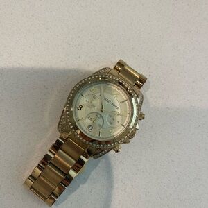 Michael Kors Gold-Tone Chronograph Watch